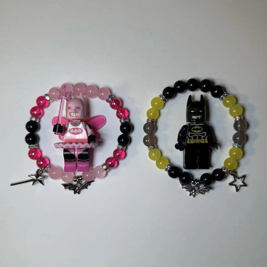 Batman & Batgirl Matching Bracelets For Couples